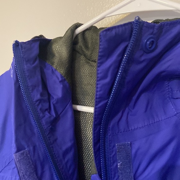 Columbia Omni Tech Water Resistant Rain Jacket Women’s S Blue & Gray EUC - Picture 13 of 16